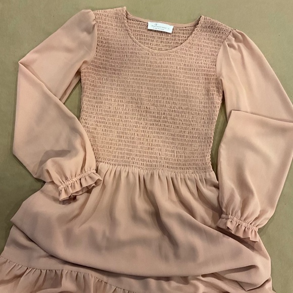 Mad About Style chiffon dress with sleeves size SX - Picture 5 of 7